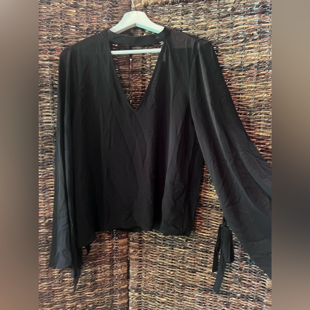 Lush black blouse